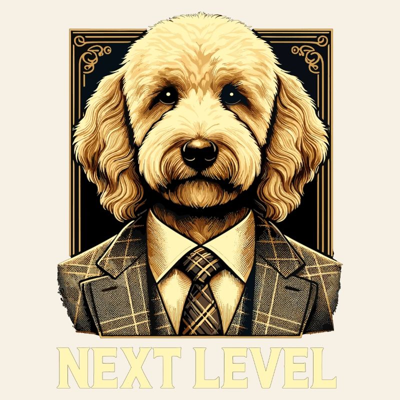 Goldendoodle Hund Next Level Anzug Geschenk