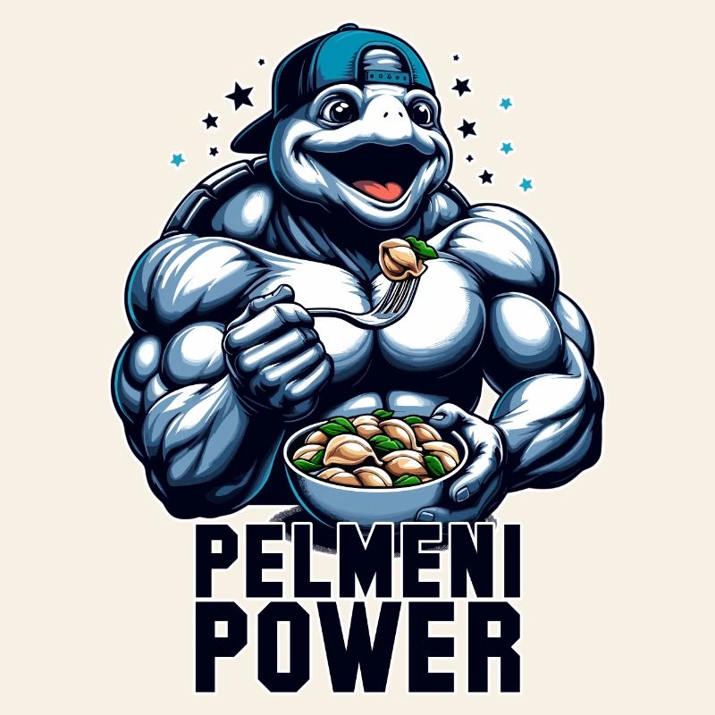 Cadeau Pelmeni Power Turtle