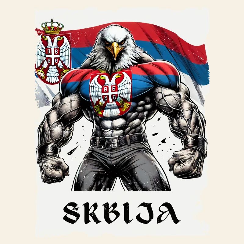 Design de musculation Serbia Eagle