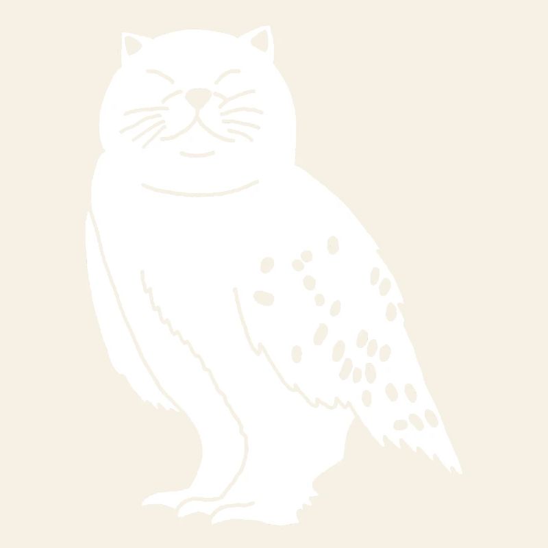 Eule Katze