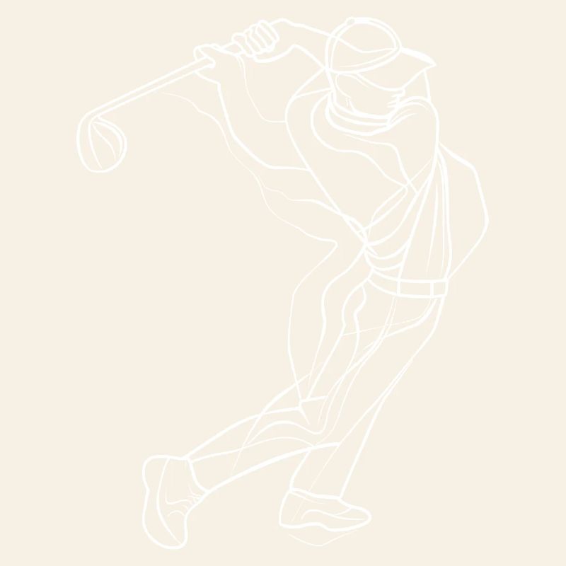 Golfer Skizze