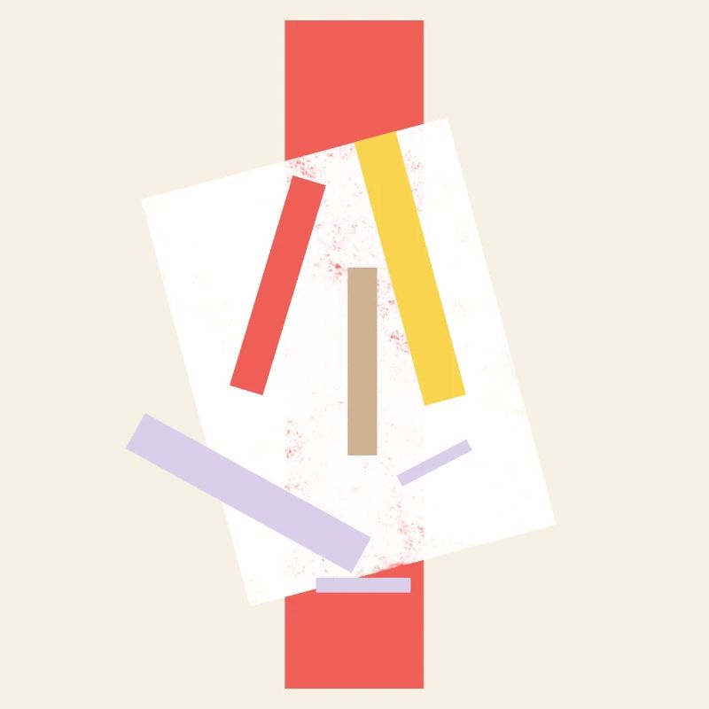 Abstrakte Farbklecks Kunstdesign