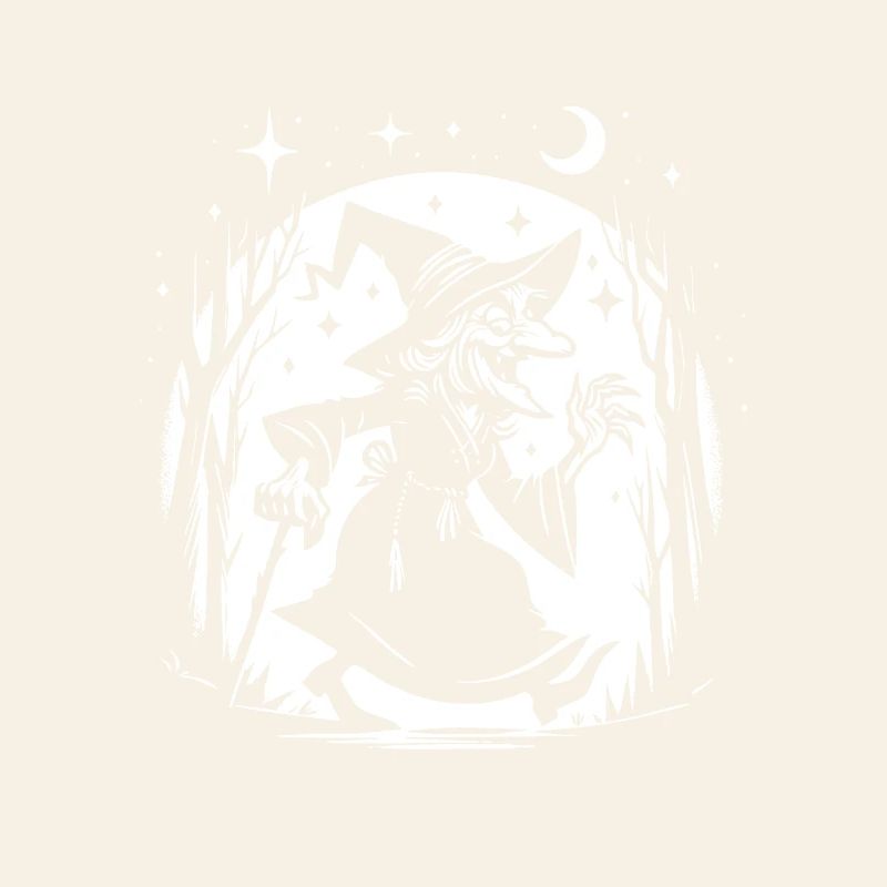 Funny Witch Design – Comic Fun