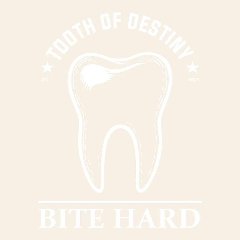 Lustiges Zähne Design – Bite Hard