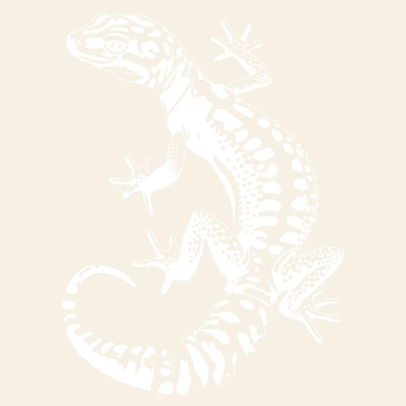 Gecko Silhouette Leopardgecko