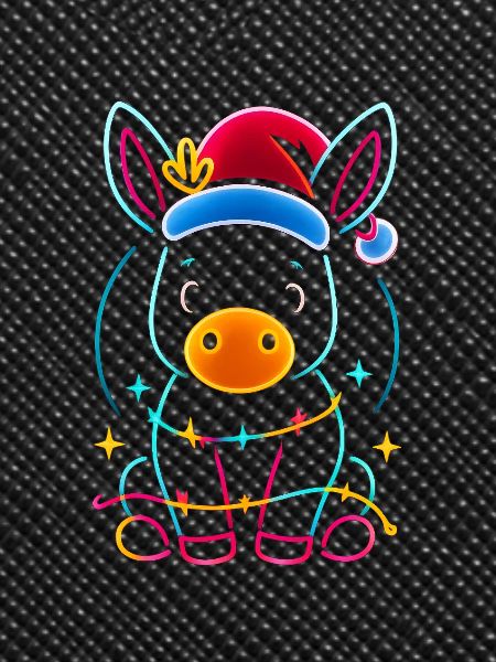 Donkey Elf Christmas Funny Gift