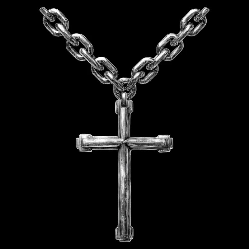 Collier Croix Croix Christianisme chrétien