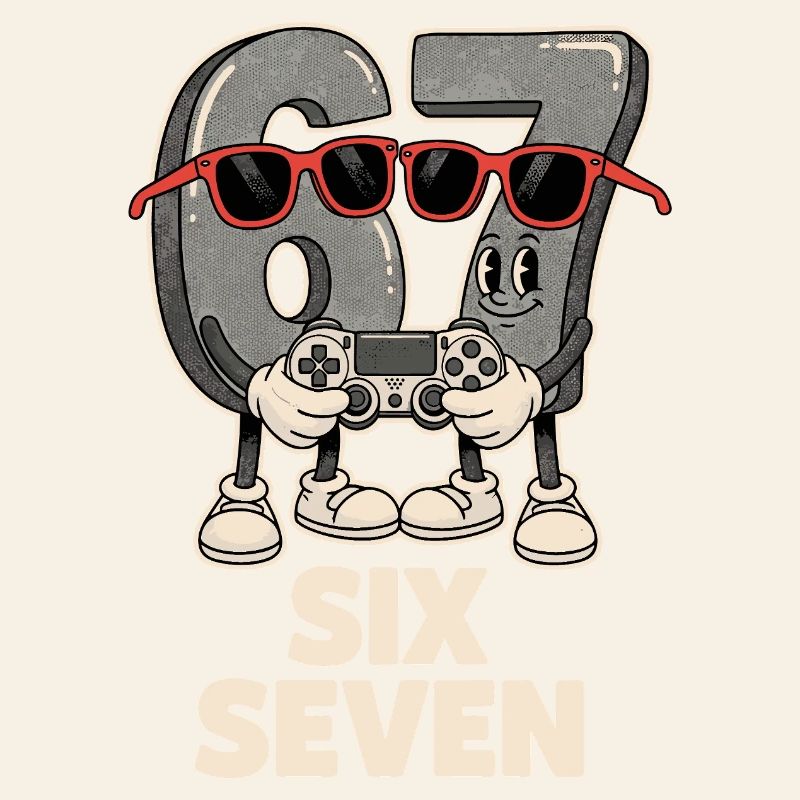 6 7 Six Sept Points d’Aura Meme Jeu Mignon