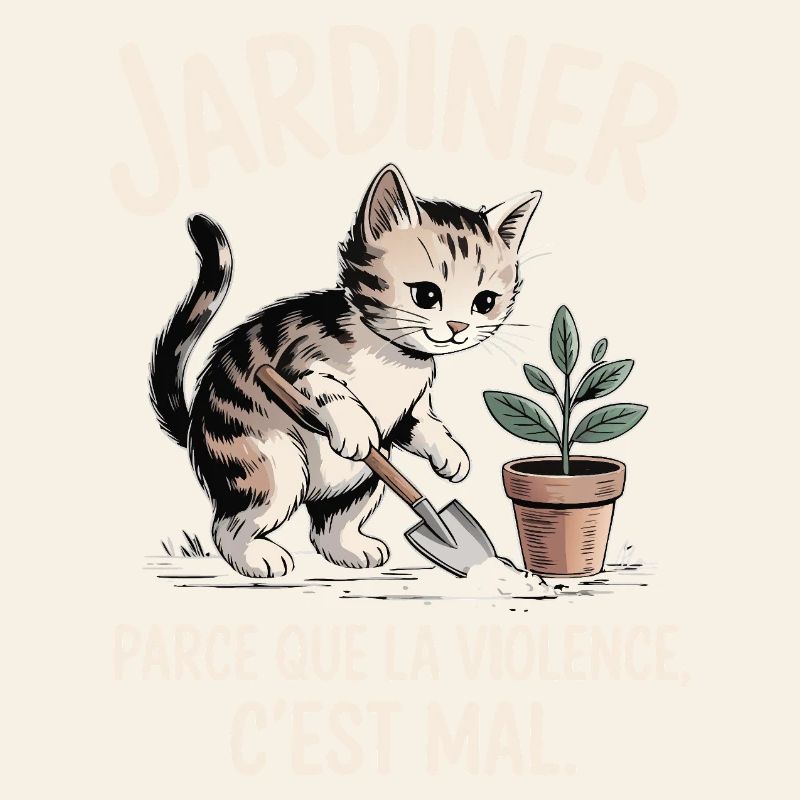 Jardiner, parce que la violence c’est mal