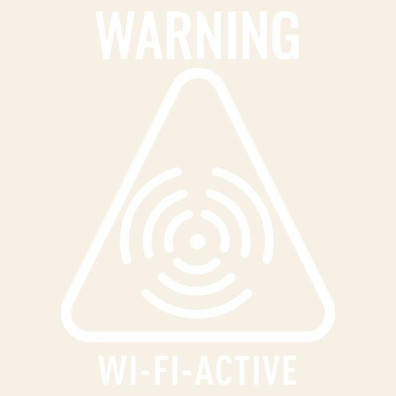 WiFi Active Warning Triangle