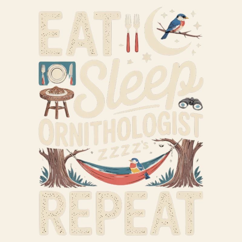 Eat sleep ornithologist repeat