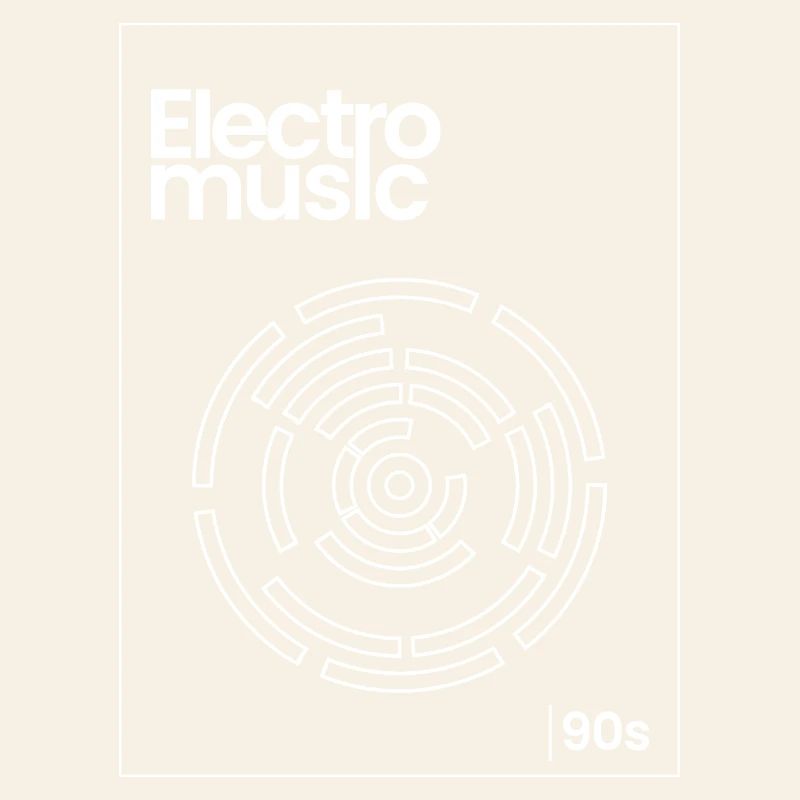 Electro Maze Techno Tee des années 90