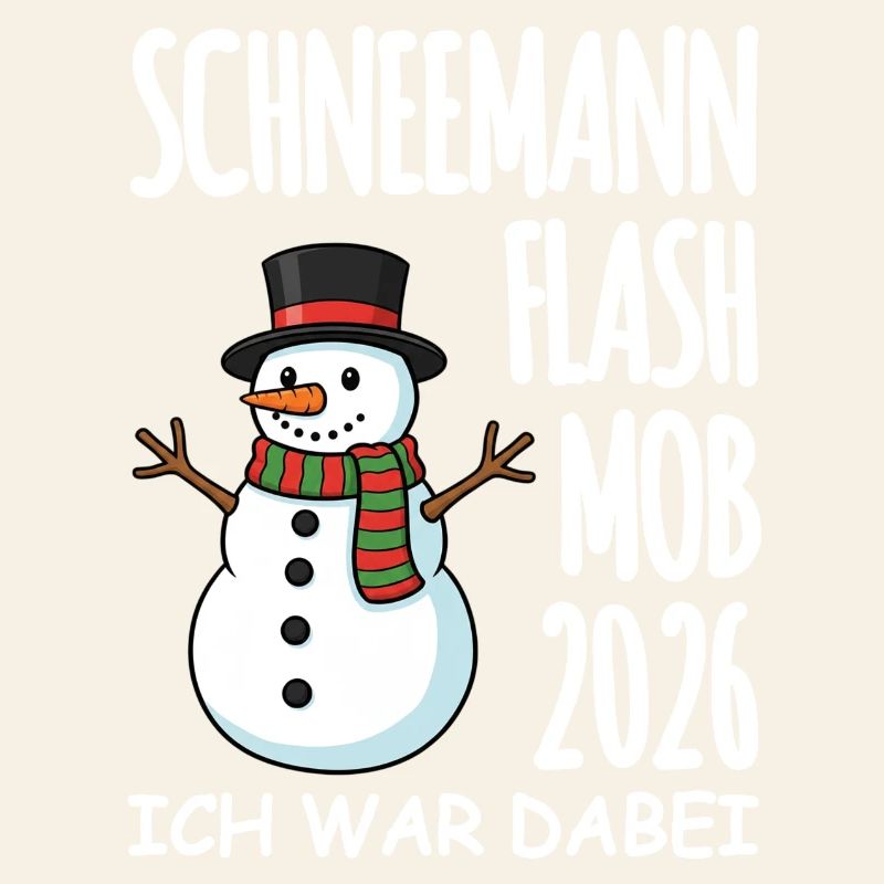 Schneemann Flashmob