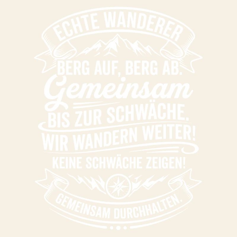 Echte Wanderer Gemeinsam Weiter