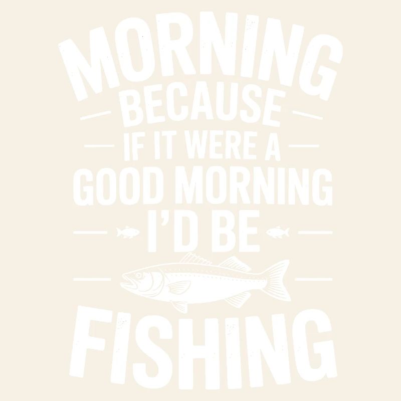 Tee de pêche matinale