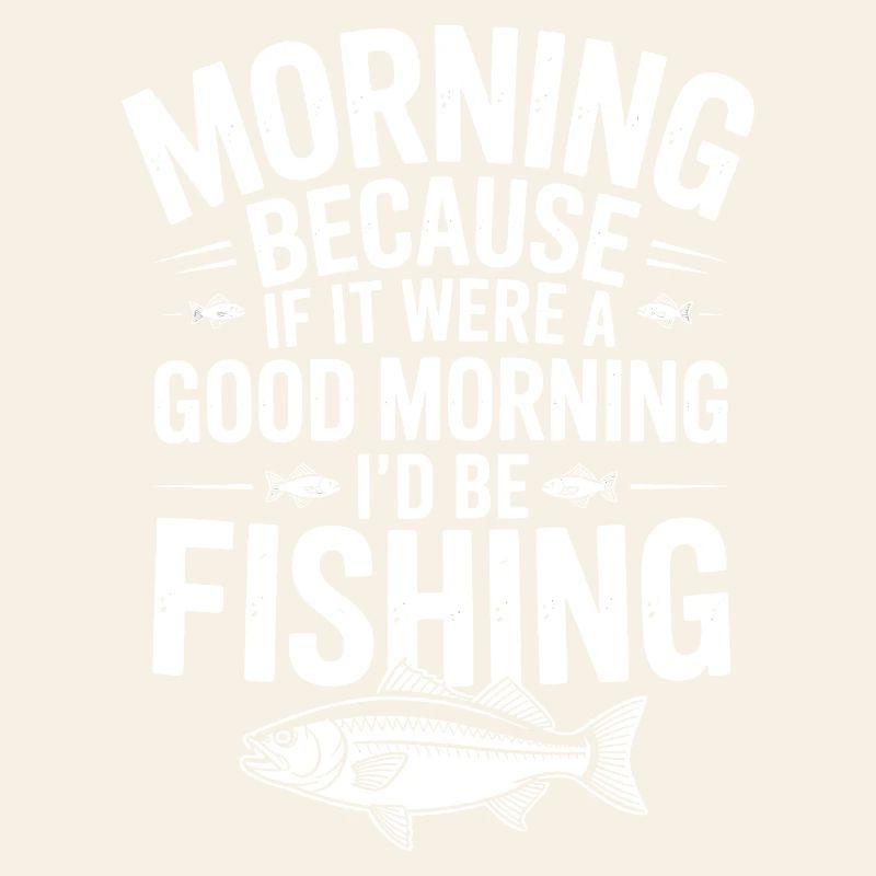 Citation de pêche matinale Tee