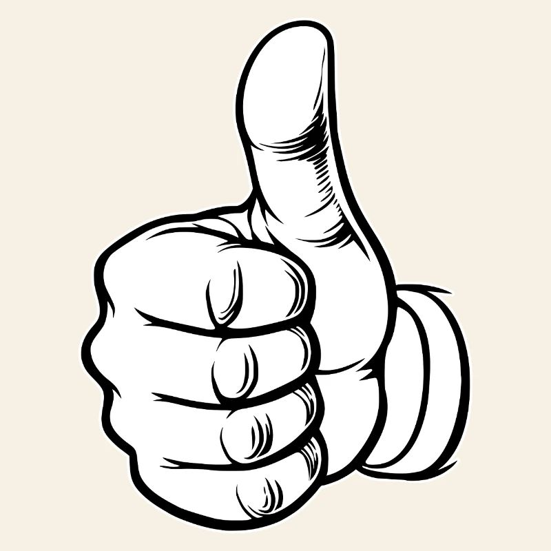 OK Daumenhoch Handsymbol 