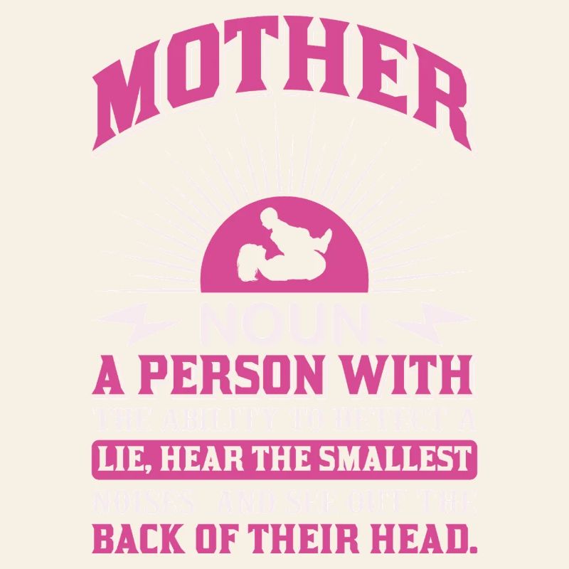 Mutter-Substantiv-Definition Lustiges Mutter-Power-Shirt