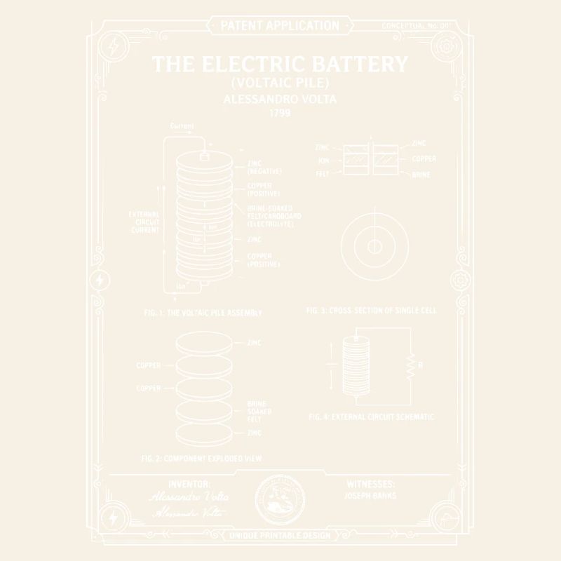 Schéma du plan de la batterie électrique