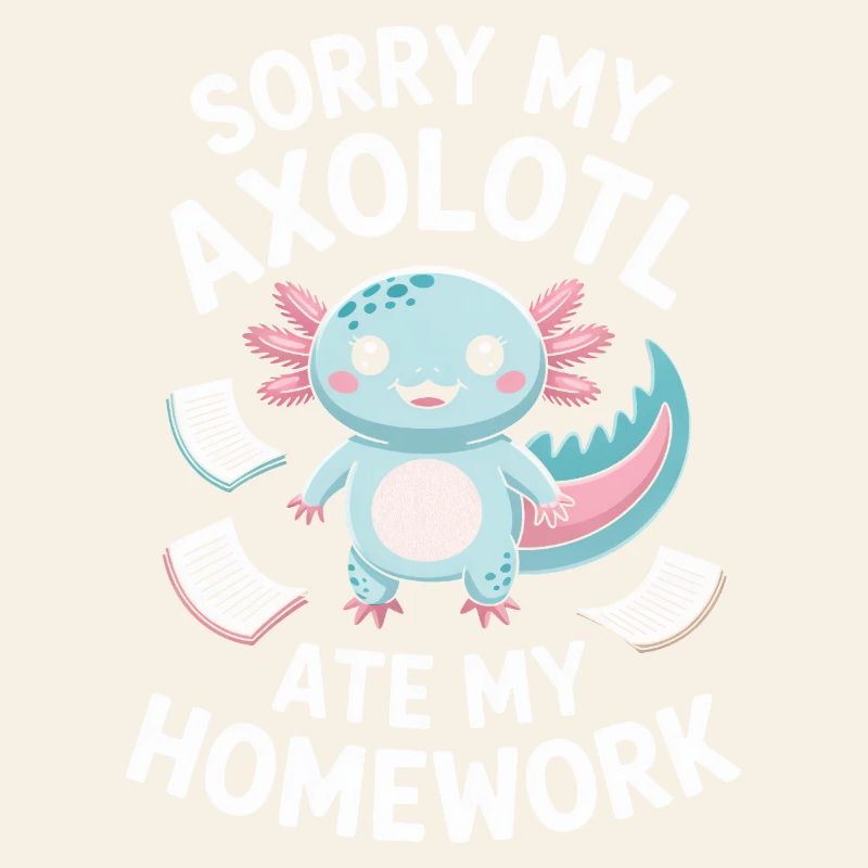 Braquage de devoirs d’Axolotl