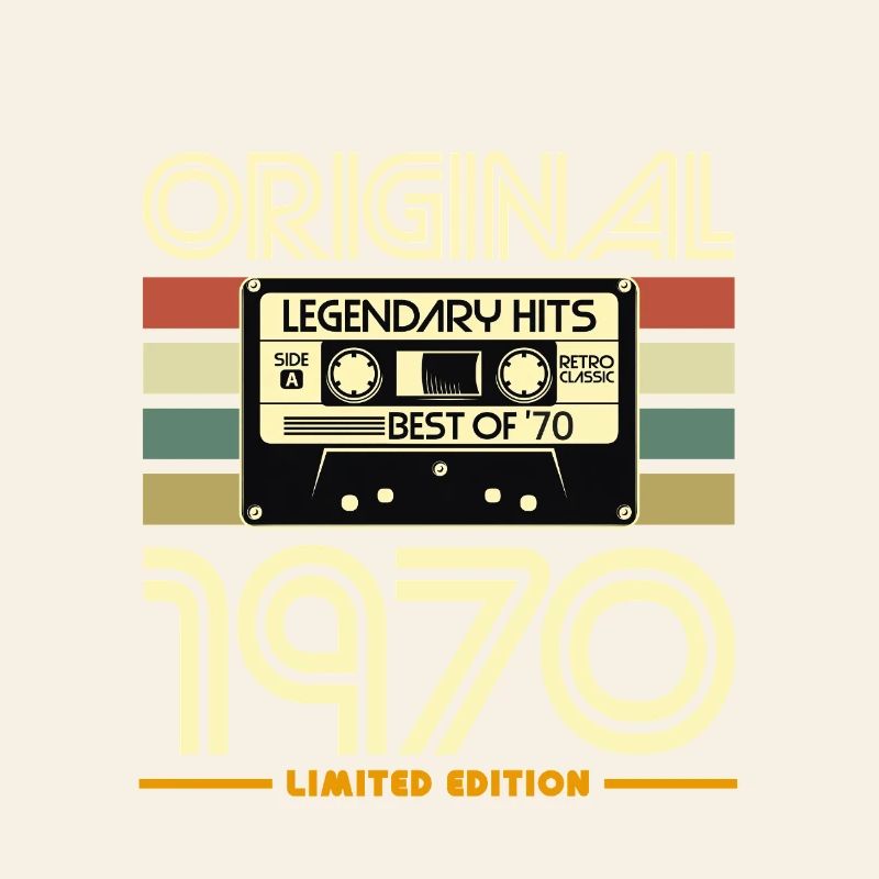 Cassette Rétro 1970 Originale