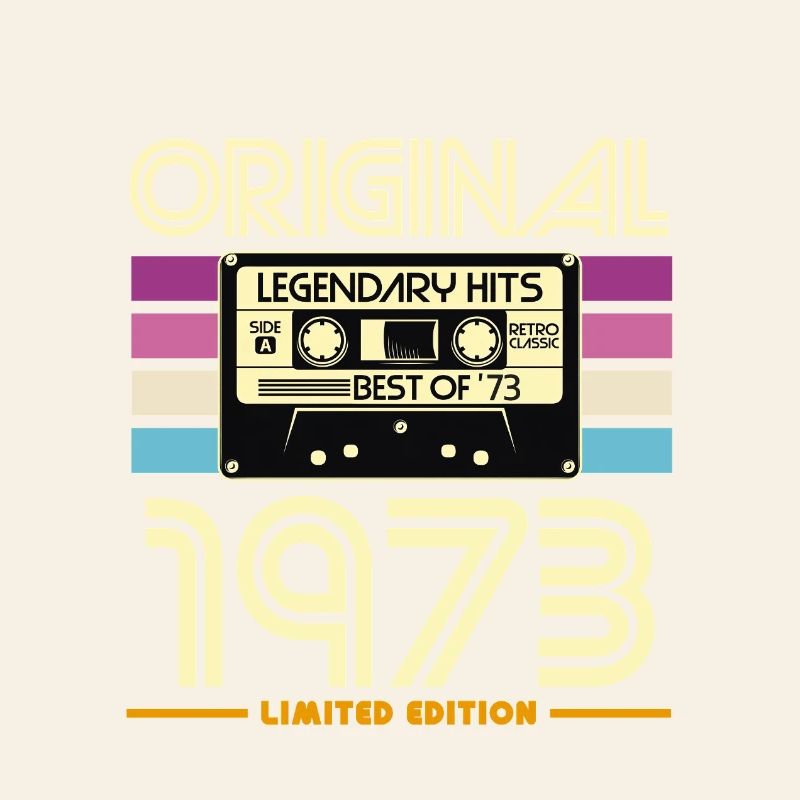 Original 1973 Cassette rétro édition limitée