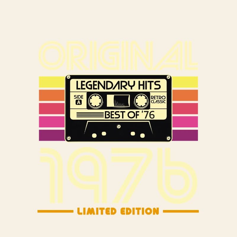 Original 1976 Cassette Retro édition limitée