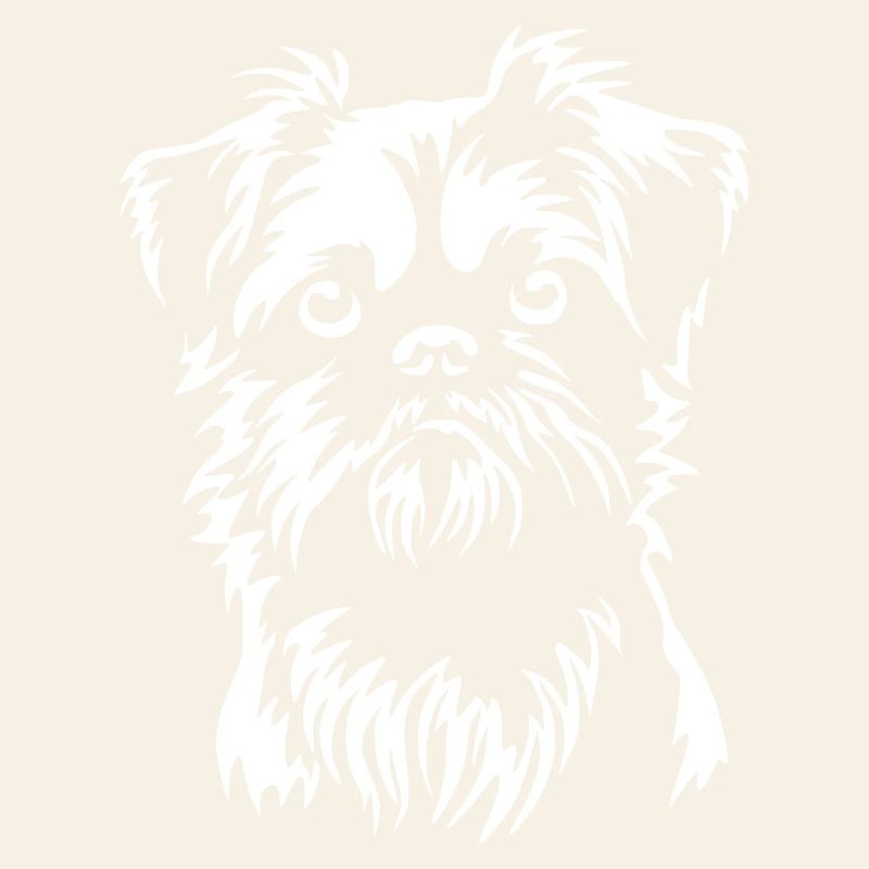 Brussels Griffon Head "Black Edition"