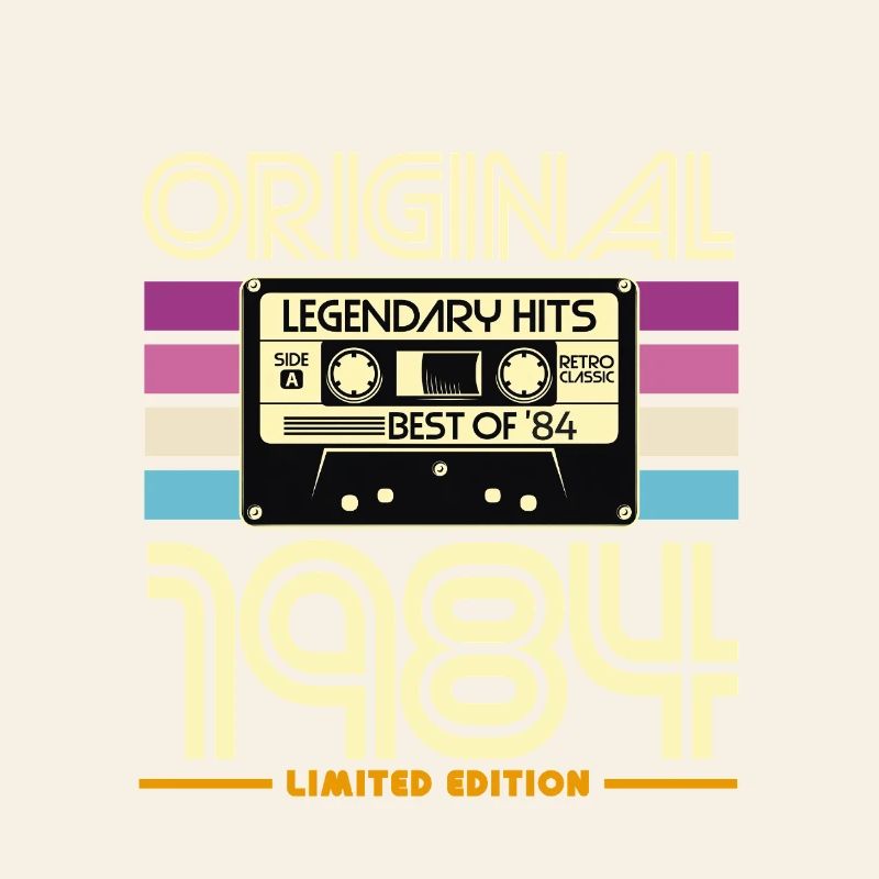 Original 1984 Cassette Retro Édition Limité
