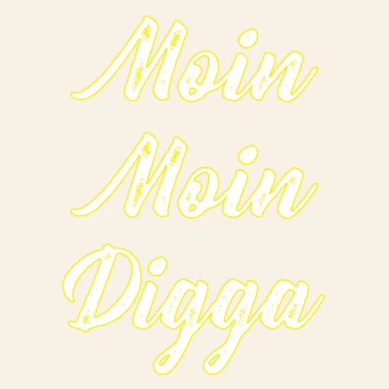 Lettrage Moin Moin Digga