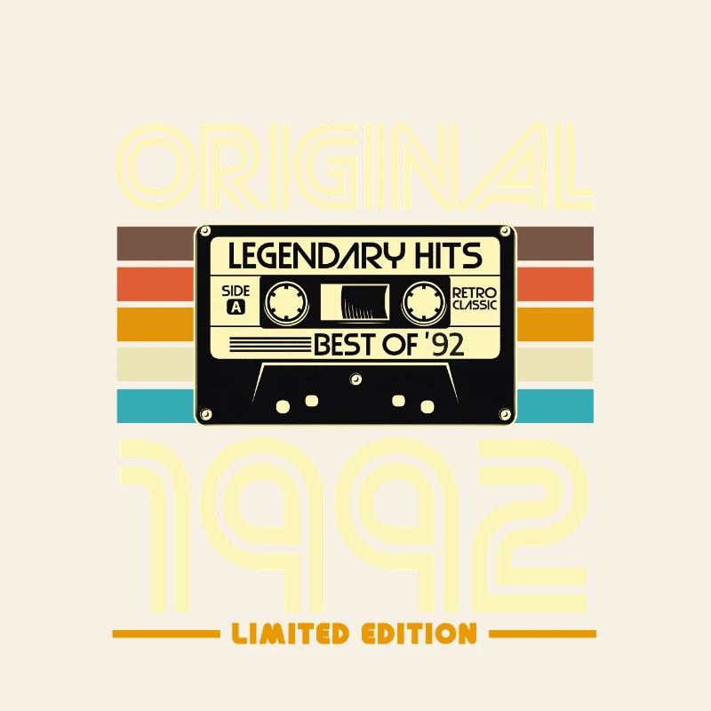 Original 1992 Édition Rétro Cassette
