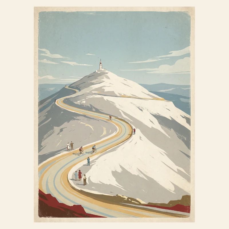 Ventoux Summit Road — Cycling Memory