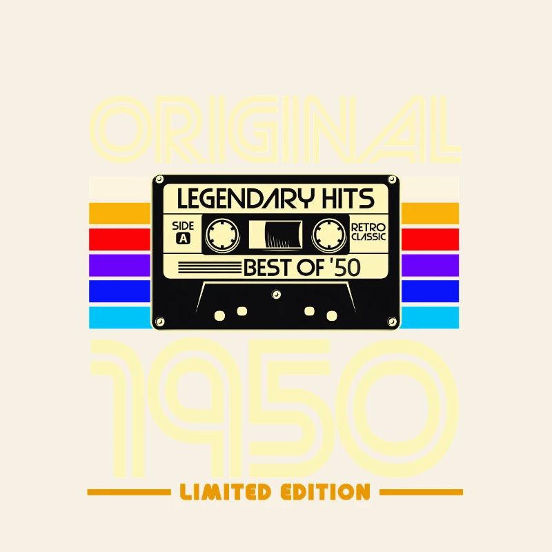 Original 1950 Cassette Retro Tee