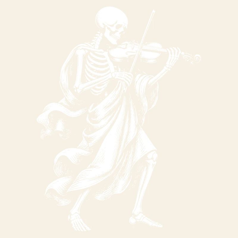 Skeleton Plays Violin