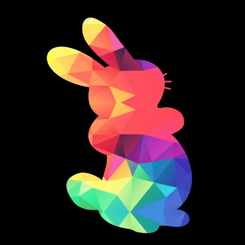Lapin coloré