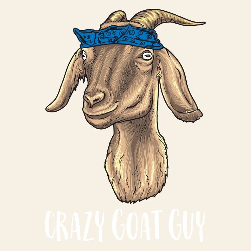 Crazy goat man