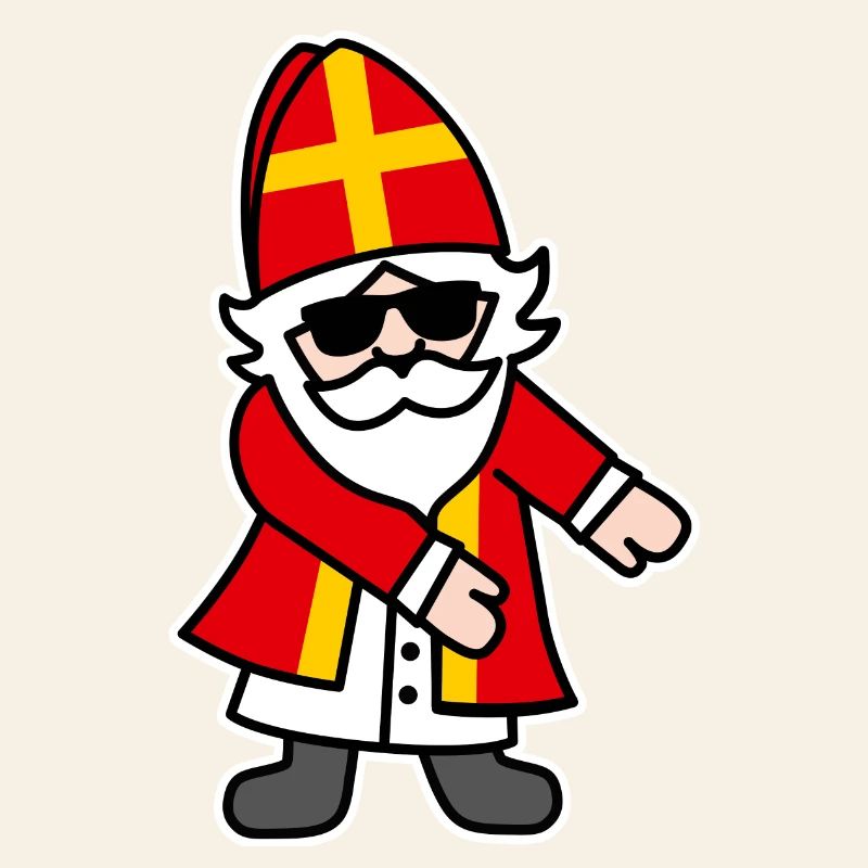 Sinterklaas Saint Nicolais Floss Dance Flossing