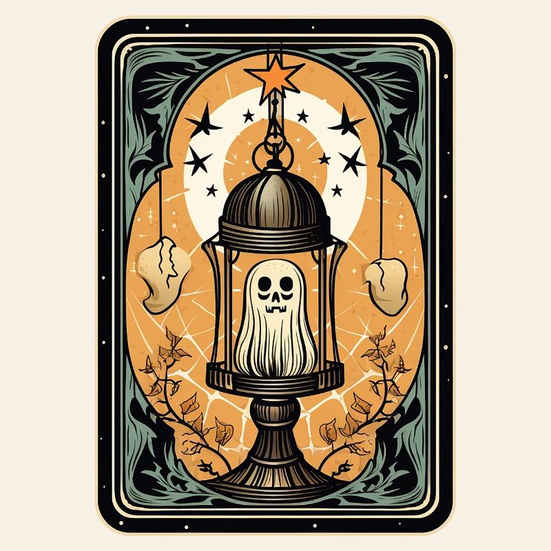Fantôme dans une cage Cage de Tarot