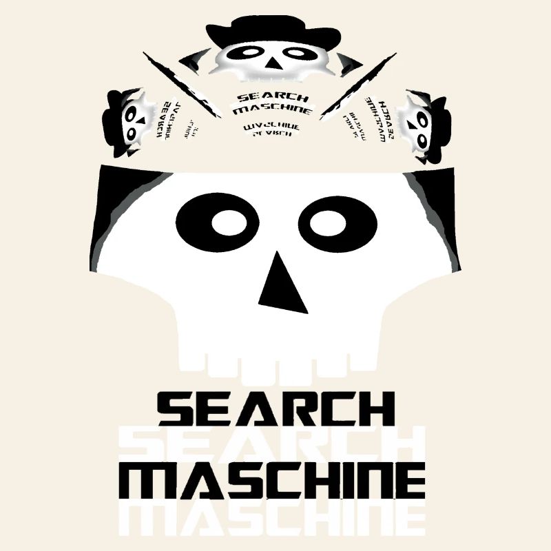 Skull Search Engine Logo Shirt Computer Science Design