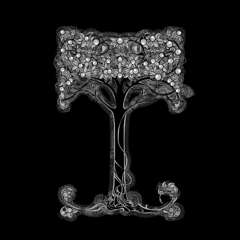 Arbre décoré d’art floral