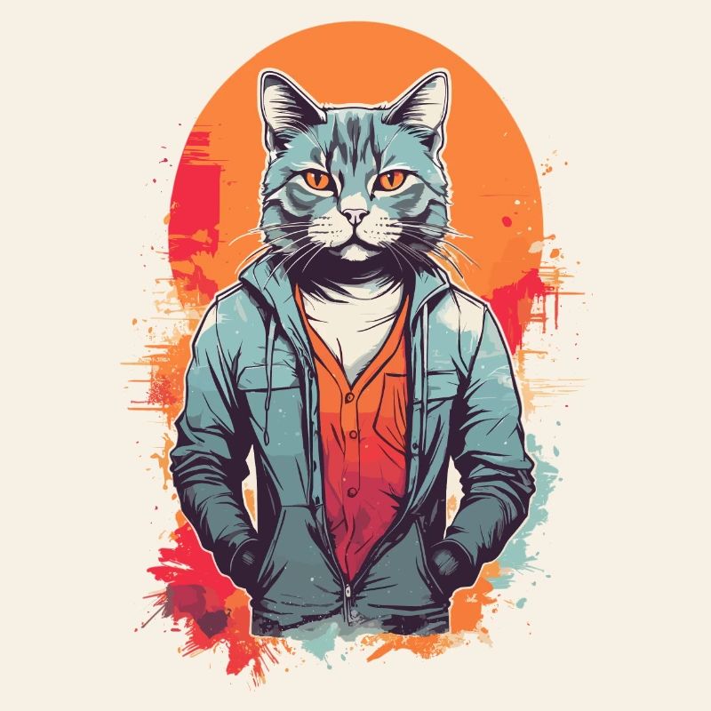Cool Gray Cat