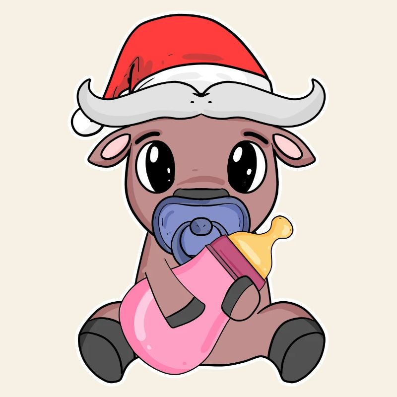 Bœuf bébé Noël