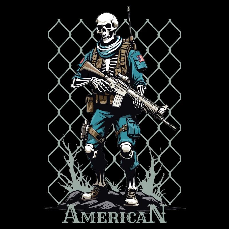 American Warrior Skeleton