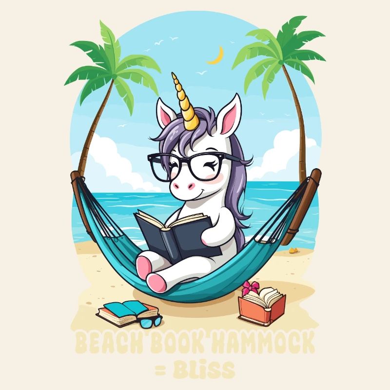 Einhorn mit Buch