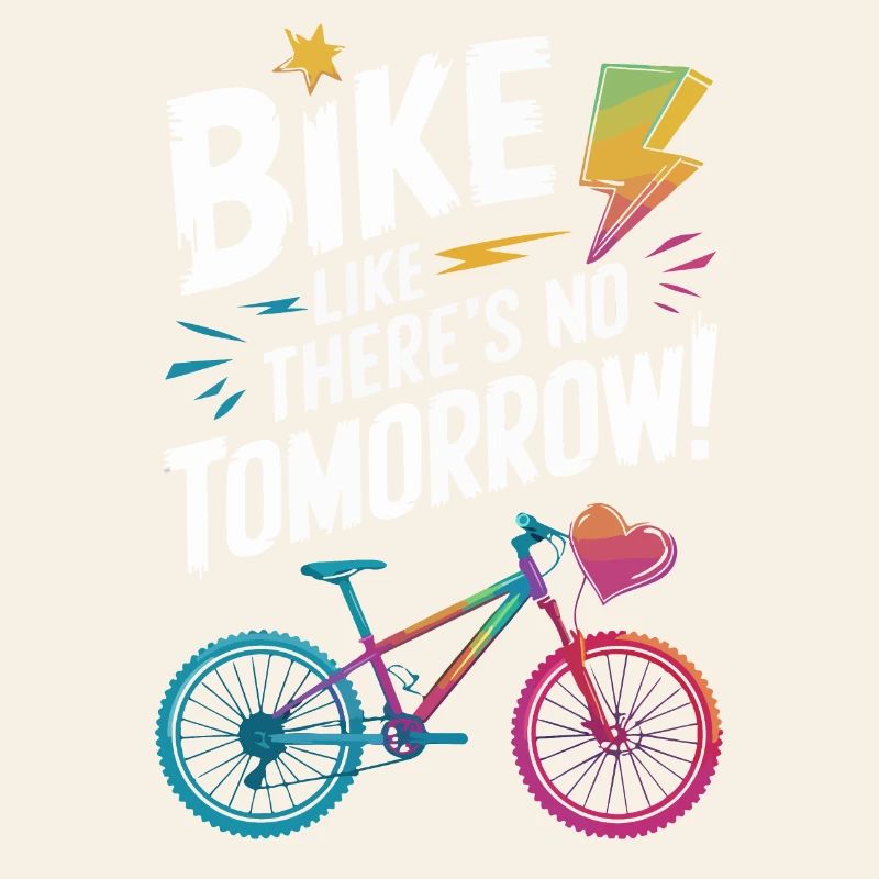 Conception de citation de motivation de vélo