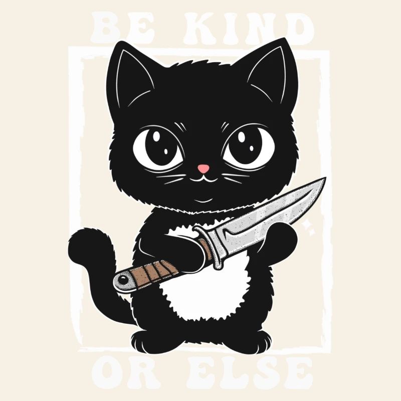 Be Kind or Else Kitty
