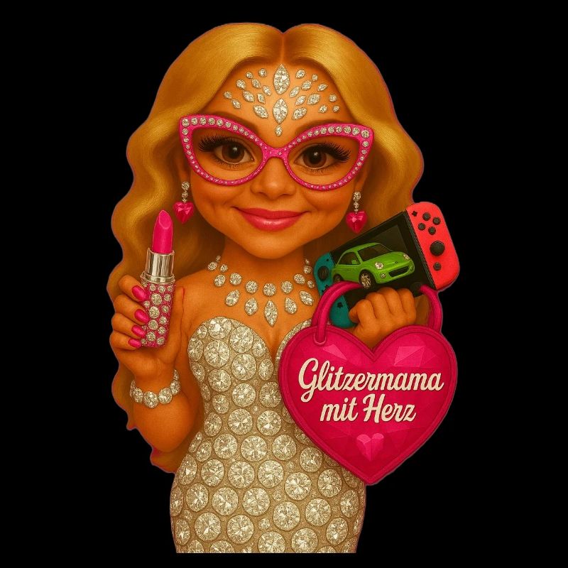 GlitzerMama mit Herz