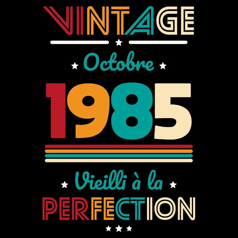 Anniversaire 40 ans - Vintage - Octobre 1985