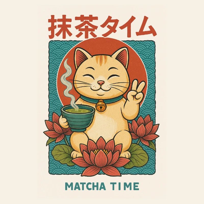 Cat Lover Meet Matcha