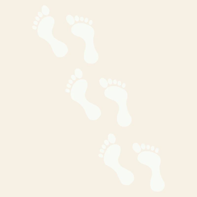 Small footprints on black